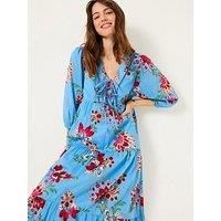 Fatface Frankie Maxi Dress - Blue