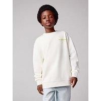 Smallsaints All Saints Neon Sweatshirt - White