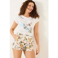 Fatface Betty Bee Pyjama Shorts - Multi