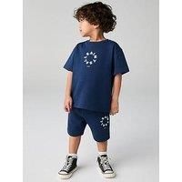 Smallsaints Younger Boys Tierra Shirt Set - Navy