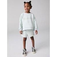 Smallsaints Younger Girls Sweat Short Set - Blue