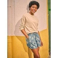 Fatface Lottie Sun Graphic Sweatshirt - Beige