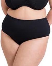Curvy Kate Jet Set High Waist Bikini Brief Black S