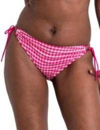 Curvy Kate Holiday Check Bikini Brief Tie Side Womens Swimwear CS036502