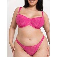 Curvy Kate All Night Lace Bra Balcony Scooped Multiway Womens Lingerie CK090114