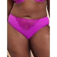 Curvy Kate Stardust Brazilian Brief Mid Rise Briefs Embroidered Lined Knickers