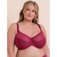 Curvy Kate Full Cup Side Support Bra Wonderfully Underwired Womens Ladies Underwear Lingerie Deep Orchid Size 36FF