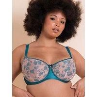 Curvy Kate Scantilly Entwined Balcony Bra Deep Teal