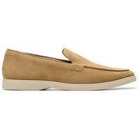 Clarks Men/'s Torford Easy Moccasin, Dark Sand Suede, 10 UK