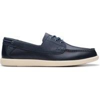 Bratton Boat Navy Leather Boat Shoes
