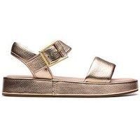 Clarks Women/'s Alda Strap Sandal, Copper Metallic, 5 UK
