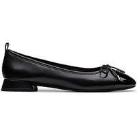 Clarks Womens Shoes Ubree15 Poppy Slip On Casual Ballet Leather