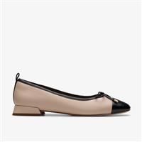Clarks Womens Ubree15 Poppy Leather Sand Combi Shoes 4 UK