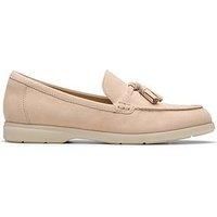 Clarks Women/'s Narini Edge Loafer, Sand Suede, 6 UK