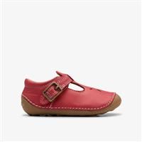 Clarks Girls Tiny Skip Toddler Red Pre Walker