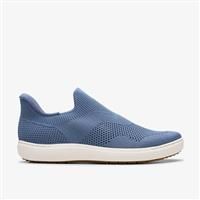 Clarks Womens Nalle Step Blue Grey Trainers