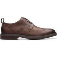 Clarks Aldiwin Limit Formal Lace Up Shoes- Dark Brown