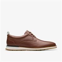 Clarks Mens Lapford Lace Tan Leather Lace