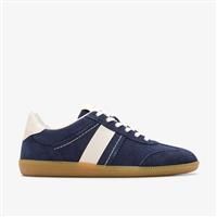 Clarks Womens Stara Walk Navy Suede Trainers