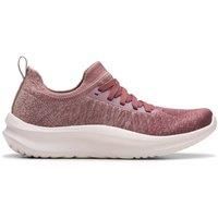 Clarks Womens Solevana Lace Merlot Combination Trainers