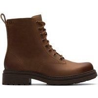 Clarks Premium Women/'s Orinoco3 Style Fashion Boot, Walnut Leather, 7 UK