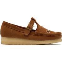 Clarks Originals Wallabee T Bar Suede Women/'s Brown Shoes - UK 6
