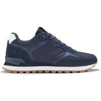 Clarks Mens Molland Go Navy Combination Trainers