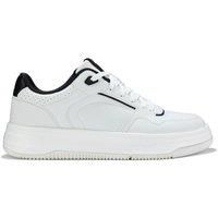 Clarks Mens Elham Lace White Combination Trainers