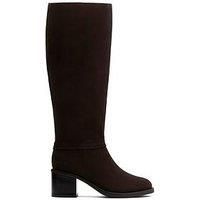 Clarks Chamberly Hi Knee Boots - Brown
