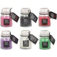Something Different Magic Spell Candle Jar Set (Pack of 6) / One Size Multicolou