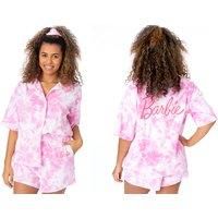 Women'S Barbie Shirt, Shorts & Scrunchie Co-Ord Set - 6 Sizes - Black