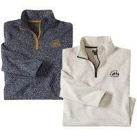 Mottled Fleece Top Pack of 2