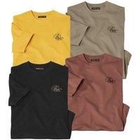 Round Neck T-Shirt (Pack of 4)