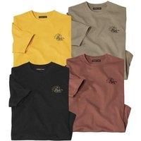 Round Neck T-Shirt (Pack of 4)