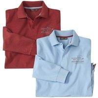 Arizona Adventure Long-Sleeved Polo Shirt Pack of 2