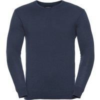 Russell Collection Mens Cotton Acrylic V Neck Sweatshirt PC5749