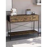 Vida Designs Brooklyn 3 Drawer Console Table