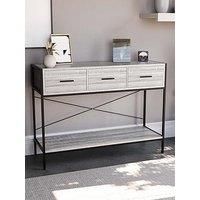 Vida Designs Brooklyn 3 Drawer Console Table