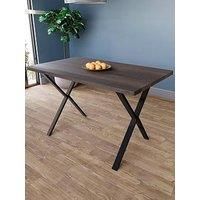 Vida Designs Havenwood 4 Seater Dining Table With X Shape Legs