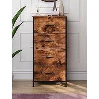 Vida Designs Chorley 4 Drawer Fabric Chest