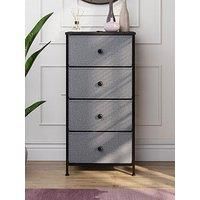 Vida Designs Chorley 4 Drawer Fabric Chest