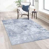 Vernal Elata Machine washable, Non Shedding, Non Slip Area Rug for Living Room, Bedroom, Dining Room, Hallway, Kitchen, Pet Friendly, Grey, 152 cm X 213 cm