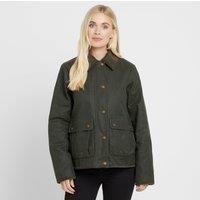 Green Label Women's Glenluce Wax Jacket, Green