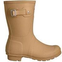 Hunter Original Short Wellington Boot - Beige