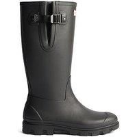 Hunter Field Downpour Rubber Women's Black Wellington Boots