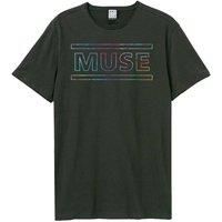 Amplified Unisex Adult Rainbow Logo Muse T-Shirt / N/A N/A GD1337
