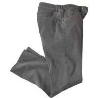 Atlas For Men Mens Part Elasticated Jeans / 46R Grey AF1904