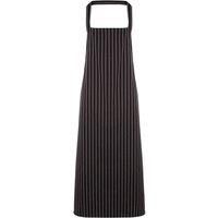 Premier Striped Woven Full Apron / One Size Black/Grey PC6705