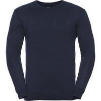 Russell Collection Mens Knitted V Neck Sweatshirt RW9093