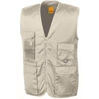 WORK-GUARD by Result Mens Safari Waistcoat / N/A N/A PC6714